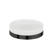 Мыльница Colombo Design Nordic настольная PVD графит матовый/матовое стекло B5240.GM-VAN