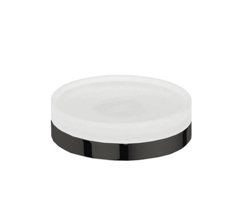 Мыльница Colombo Design Nordic настольная PVD графит матовый/матовое стекло B5240.GM-VAN