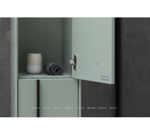 Шкаф-пенал Allen Brau Reality 30 см левый цементно-серый матовый 1.32002.CGM