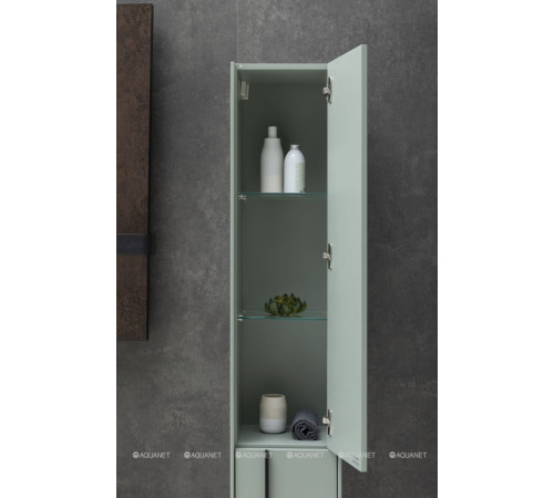 Шкаф-пенал Allen Brau Reality 30 см левый цементно-серый матовый 1.32002.CGM