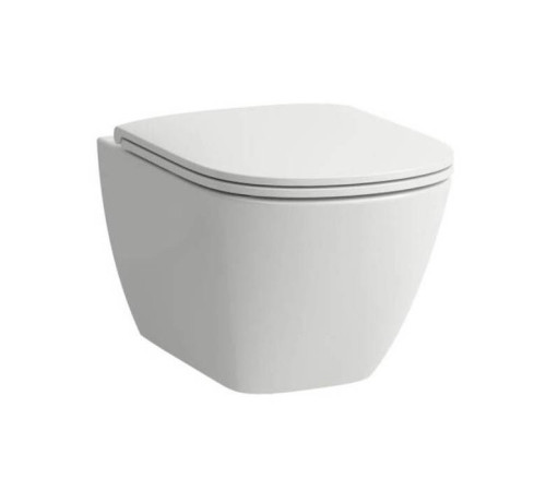 Сиденье для унитаза Laufen Lua с микролифтом белое 8.9108.3.000.000.1