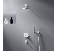 Встраиваемая душевая система AM.PM Scandinavian Pure со смесителем и изливом 936510000