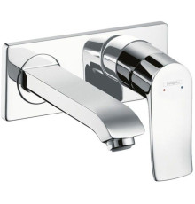 Смеситель для раковины Hansgrohe Metris однорычажный скрытого монтажа излив 165 мм хром 31085000