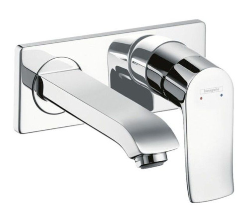 Смеситель для раковины Hansgrohe Metris однорычажный скрытого монтажа излив 165 мм хром 31085000