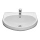 Умывальник Sanita Вест с переливом белый 470х575 мм 1.3111.8.S00.11B.0