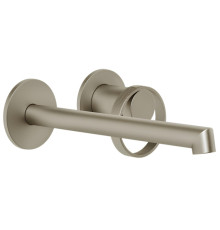 Смеситель для раковины настенный Gessi Anello Finox Brushed Nickel 63383#149
