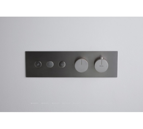 Смеситель встраиваемый Allen Brau Liberty X3 термостат 3 выхода Push key никель 5.33003-BN