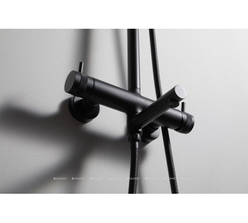 Душевая система Allen Brau Priority 800-1270 мм излив душ 300 мм черный 5.31A10-31