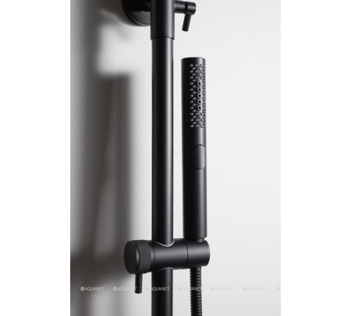 Душевая система Allen Brau Priority 800-1270 мм излив душ 300 мм черный 5.31A10-31