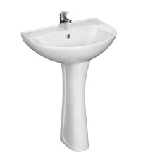 Умывальник Sanita Виктория с переливом белый 564х453 мм 1.3111.6.S00.11B.0