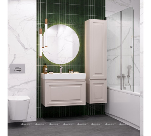 Тумба под раковину Aquanet Агата 100 1 ящик бежевый 00345489