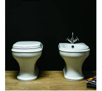 Унитаз напольный Azzurra Charme 52x40x42 см Bianco lucido CHVCTT000000BI