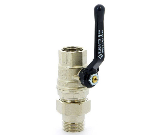 Кран шаровой Bugatti Oregon 3/4 НВ со сгоном рычаг 03200030