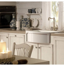 Раковина кухонная керамическая Kerasan Hannah Devon 60x53x22 см без отверстия белый 544001