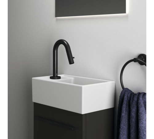 Раковина подвесная Ideal Standard i.life S 37х21 см левая белый матовый T4527V1