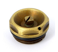 Воздухоотводчик радиаторный ручной Carlo Poletti 1/2 бронза V05204MA