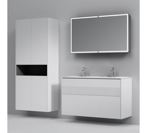 База под раковину AM.PM Func 120 см 2 ящика белый матовый M8FFUX1202WM