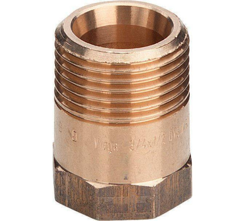 Ниппель переходной Viega модель 3243 1 x 1 НВ бронза 449315
