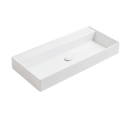 Раковина подвесная Simas Agile 101х46 см без отверстия белый AG101 bi*0