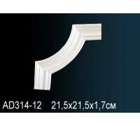 Угловой элемент для молдинга Perfect полиуретан AD314-12