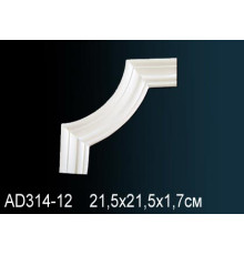 Угловой элемент для молдинга Perfect полиуретан AD314-12