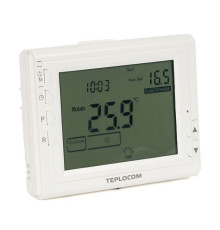 Термостат комнатный программируемый Бастион TEPLOCOM TS-Prog-2AA/8A 912