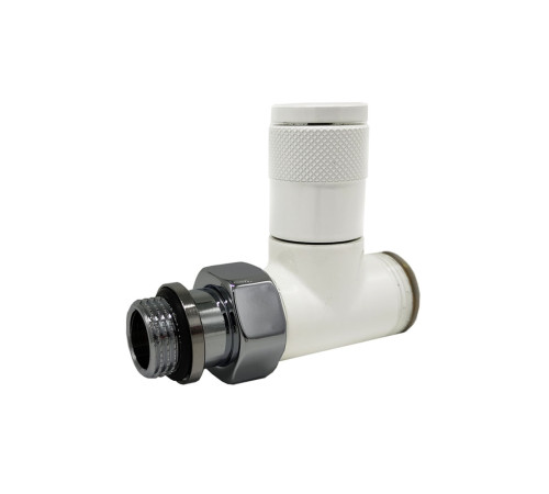 Вентиль прямой SR Rubinetterie Tondera 1/2x3/4E ручной белый 0625-1500VCEA
