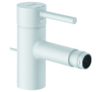 Смеситель для биде Kludi Bozz со сливным гарнитуром белый матовый 385335376