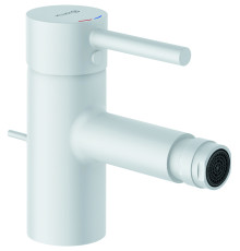 Смеситель для биде Kludi Bozz со сливным гарнитуром белый матовый 385335376