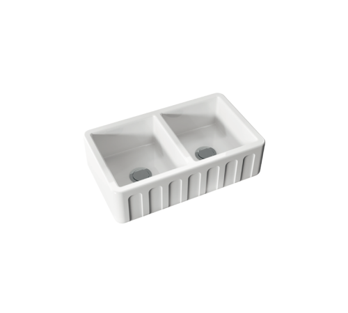 Раковина кухонная Kerasan Hannah Surrey 80x47x23 см без отверстия белый 545001