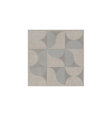 Вставка Kerama Marazzi Авенида серый светлый матовый обрезной 14,5х14,5 см AZ/B007/11232R