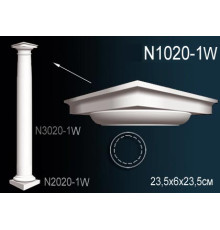 Капитель колонны полиуретановая Perfect N1020-1W N1020-1W