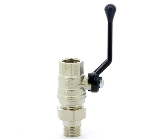 Кран шаровой Bugatti Oregon 1/2 НВ со сгоном рычаг 03200026