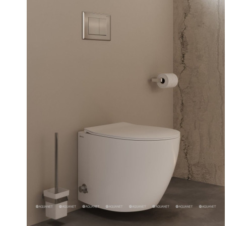 Кнопка смыва пневматическая Allen Brau Infinity сталь никель браш 9.20006.BN