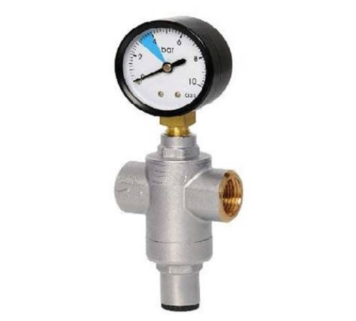 Редуктор давления поршневой ELSEN 1 1/2 В PN25 с манометром EPR04.112112