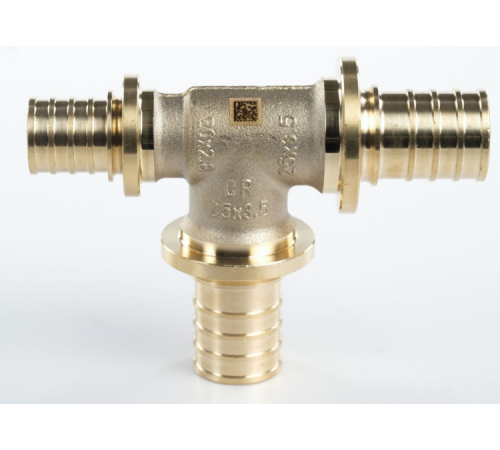 Тройник REHAU RAUTITAN MX 32-32-25 латунь 11080751001