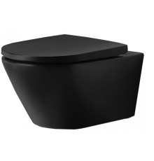 Унитаз подвесной Duravit D-Neo 370x540x360 мм безободковый антрацит матовый 257709AD00