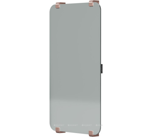 Полотенцесушитель водяной Allen Brau INFINITY 800х440 мм зеркальный с рейлингом 2.0 медь браш 00325650