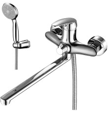 Смеситель универсальный Lemark Linara с плоским изливом 300 мм хром LM0451C