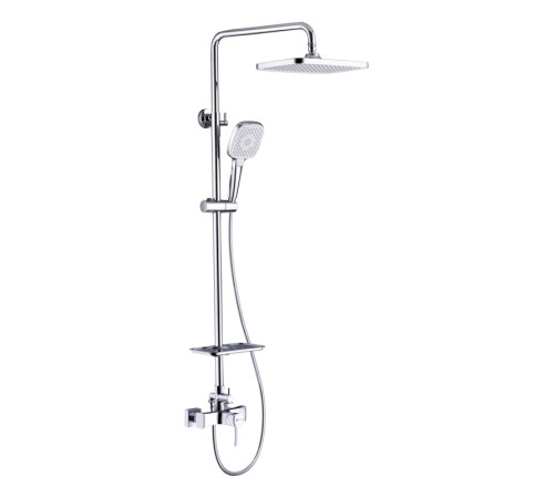 Смеситель для душа Lemark Evitta с верхней душевой лейкой хром LM0560C