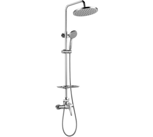 Смеситель для душа Lemark Linara с верхней душевой лейкой хром LM0460C