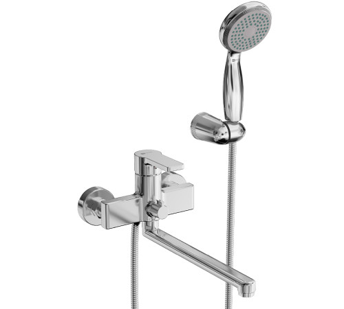 Смеситель универсальный Lemark Aura с плоским изливом 300 мм хром LM0651CH