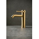 Смеситель для раковины Allen Brau Priority 3.0 излив 125 мм браш. золото 5.31A01-GB