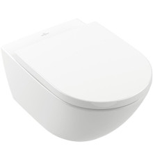 Унитаз подвесной Villeroy & Boch Subway 3.0 TwistFlush с сиденьем SoftClosing 4670TS01