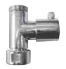 Кран напольный для полотенцесушителя Margaroli хром RU0000AA08CR