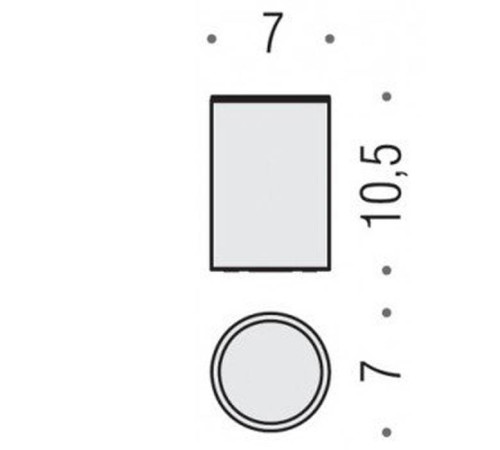 Стакан настольный металлический Colombo Design Plus хром W4941.CR