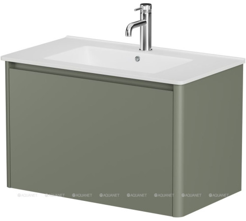 Тумба Allen Brau GRAVITY 80 см 1 ящик олива матовый 1.370013.CGM