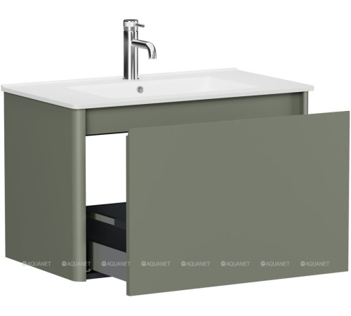 Тумба Allen Brau GRAVITY 80 см 1 ящик олива матовый 1.370013.CGM