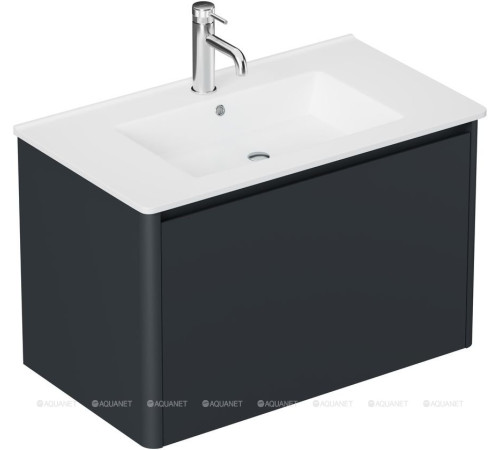 Тумба Allen Brau GRAVITY 80 см 1 ящик антрацит матовый 1.370013.AM