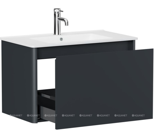 Тумба Allen Brau GRAVITY 80 см 1 ящик антрацит матовый 1.370013.AM